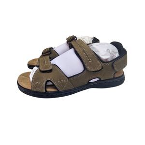 New Dockers Newpage Men's Strap Sandals Dark Tan 9 Wide